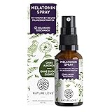 NATURE LOVE® Melatonin Spray - Holundergeschmack - ohne Alkohol - 0,5 mg Melatonin pro...