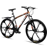 Hiland 26 Zoll Mountainbike MTB mit Aluminiumrahmen Scheibenbremse Federgabel 6...