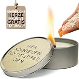 MAJVI Outdoor unendliche Kerze - Wachsfresser mit persönlicher Gravur - Kerze für...