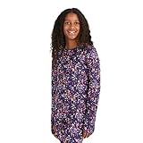 Terramar Unisex Kinder 2.0 Thermolator Performance Crew Shirt, Floral Galaxy, X-Large