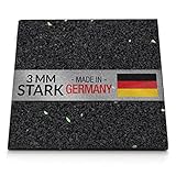 100 Stück 3 mm 90 x 90 mm Terrassenpad, Terrassenpads aus Gummi – Unterlagepads für...