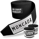 Moncada Fighting® [4m Boxbandagen mit Daumenschlaufe - Bandagen Boxen Halb elastische...