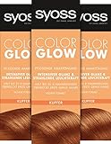 Syoss Color Glow Pflegende Haartönung Kupfer (3 x 100 ml), semi-permanente Coloration...