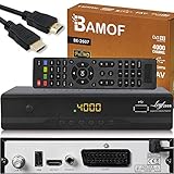 Bamof BE-2607 Digital Satelliten Sat Receiver - ( HDTV , DVB-S/S2 , HDMI , SCART , 2X USB...