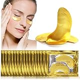 Augenpads, 25 Paar 24k Gold Augenmaske Eye pads Eye Mask, Anti Aging, Kollagen Augenmaske...