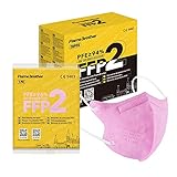 20 FFP2/KN95 Maske Rose CE Zertifiziert Kleine Größe Small, Medizinische Mask mit 4...