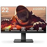 KOORUI 22 Zoll Business Computer Monitor, Desktop Gaming Monitor, FHD 1080p, 75hz, Eye...