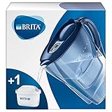 BRITA Wasserfilter Marella blau inkl. 1 MAXTRA+ Filterkartusche – BRITA Filter zur...