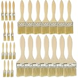 SPORWAY Pinselset mit 28 Stück: Flachpinsel Set, 24/38/45/60 mm Breite, Pinsel Set für...