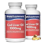 Reines Lebertran 1000mg | Unterstützt Herz, Gehirn, Sehkraft & Immunität | Reich an...