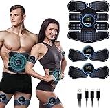 Queath Bauchtrainer EMS Trainingsgerät - Bauchmuskeltrainer EMS Elektrische...