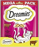 Dreamies Katzensnacks mit Rind – Traumhaft knusprige Taschen mit zarter Füllung im Mega...