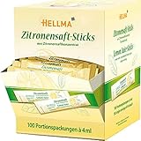 HELLMA Zitronensaft-Sticks - 100 Stück