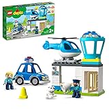 LEGO 10959 DUPLO Polizeistation mit Hubschrauber, Polizeiauto und Steine,...