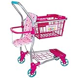 Lissi Einkaufswagen Puppen Shopping Cart mit Puppensitz und Korb