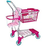 Lissi Einkaufswagen Puppen Shopping Cart mit Puppensitz und Korb