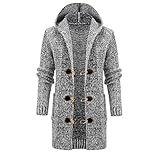 Herren Mantel Winter Kapuzenjacke Herren Jacke Herren Herbst Männer Modern Freizeit...