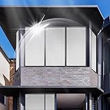 Sichtschutz Fensterfolie,Balkon Vollständig Verdunkelungs Fensterfolie,Isolierfolie...