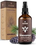 Heldengrün® Zirbenspray BIO Tiroler Wald [ECHTES ZIRBENÖL] - Naturrein, aromatisch &...