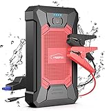 YABER Starthilfe Powerbank, 1500A Spitzstrom Tragbare Auto Starthilfe 12V Autobatterie...