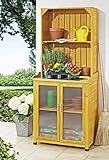 Gartenschrank mit Ablage