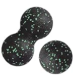 2 Set Selbstmassageball, Duo Ball Klein Self, Erdnuss Massageball Faszienball-Set,...