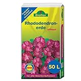 Bioflor Rhododendron-Erde Premium 50 L I Blumen-Erde für optimale Wachstumsbedingungen I...