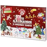 TEEKANNE Tee-Adventkalender 2024-24 Teesorten, limitierte Edition, unterstützt SOS...