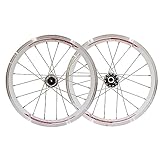 16 Zoll Klappfahrrad Laufradsatz BMX Fahrrad Vorder Und Hinterräder Radsatz 136/134 Mm...