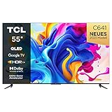 TCL C641 QLED 4K UHD Fernseher 55 Zoll (138cm), 120 Hz Gaming, HDR10+, Dolby Vision, Dolby...