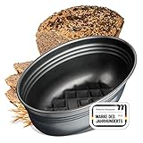 Zenker Brotform oval BLACK METALLIC, Brotbackform mit keramisch verstärkt...