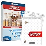 Veddelholzer 10 Stück Lebensmittelmotten-Falle mit Pheromon Lockwirkung Effektiv...