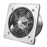 Fenteer Rohrventilator, Abluftventilator, geräuschlos, quadratisches Gebläse, Decken-...