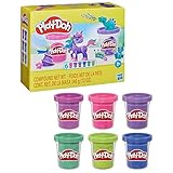 Play-Doh 6er-Pack Funkelknete, besondere Farben mit Glitzer, für mehr Kreativität und...
