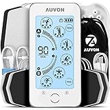 AUVON Touchscreen TENS EMS Gerät, 24 Modi wiederaufladbare Tens Gerät Schmerztherapie, 2...