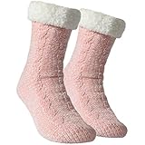 Tacobear Damen Kuschelsocken Haussocken Bettscoken Hüttensocken Wintersocken Chenille...