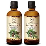Fichtennadelöl 2x100ml - Weihnachtsbaumduft - 100% Naturreines Ätherisches Fichtenöl -...