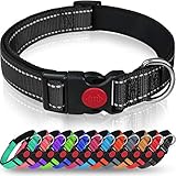 Taglory Hundehalsband, Weich Gepolstertes Neopren Nylon Hunde Halsband für Kleine Hunde,...