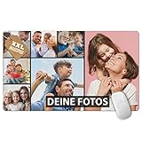 PR Print Royal Großes Mousepad mit Foto - Fotocollage mit 7 Fotos selbst gestalten - XXL...