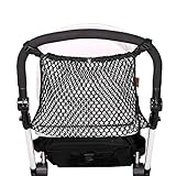 Kinderwagen-Organizer für Kinderwagen und Buggy, Polyester-Netz-Aufbewahrungstasche mit...