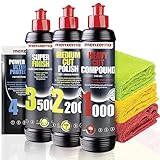 Menzerna Auto Polituren Set: Menzerna Heavy Cut Compound 1000 + Medium Cut Compound 2200 +...