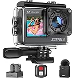 Action Cam 4K 60FPS - 24MP Unterwasserkamera, WiFi, 40M Wasserdichte Kamera, 170°...