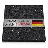 100 Stück 10 mm 90 x 90 mm Terrassenpad, Terrassenpads aus Gummi – Unterlagepads für...