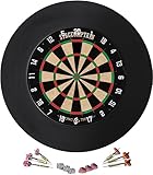 Stagecaptain DBS-1715C Bullseye Champion Dartscheibe - Profi Steeldartscheibe aus Sisal -...