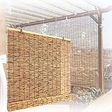 Bambusrollo Sonnenschutz Rollo Für Terrasse Balkon Vorhang Bambus Outdoor 50 60 70 80 90...