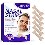 Nasenpflaster Schnarchen, 120 Stück | Nosestrips für Sport und SchlafGegen,...