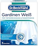 Dr. Beckmann Gardinen Weiß | Gardinenweiß für strahlende Vorhänge | mit effektiver...