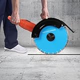 Elektrische Betonsäge 3000W Steinsäge Staubfreies Schneiden Drehbarer Griff...
