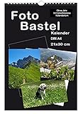 Bastelkalender Dauerkalender ohne Jahr immerwährend DIN A4 Fotokalender Kreativkalender...