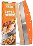 Pizza Mondo® Pizzaschneider - Profi Pizzamesser (Pizza Cutter) effektiver als Pizzaroller...